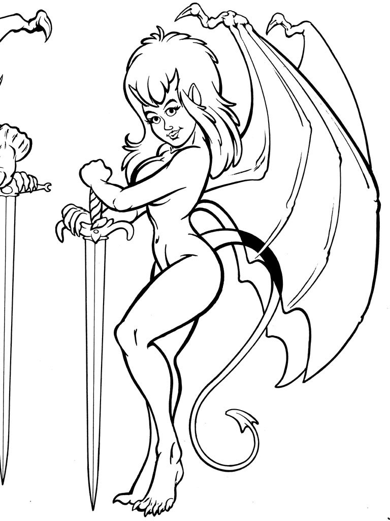 A by Steve Martin, Line art
