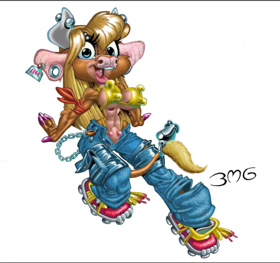 Bob Cow Ruff by Steve Martin, Sketch