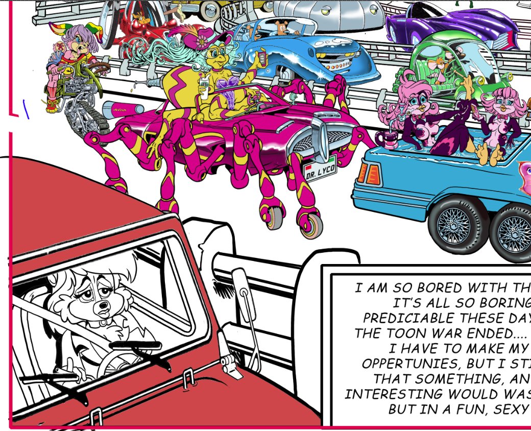 Bob H In Car by Steve Martin, Finished