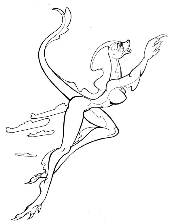 Cea Sia by Steve Martin, Line art