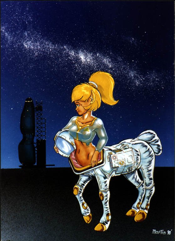 Centaur In Space by Steve Martin, Finished