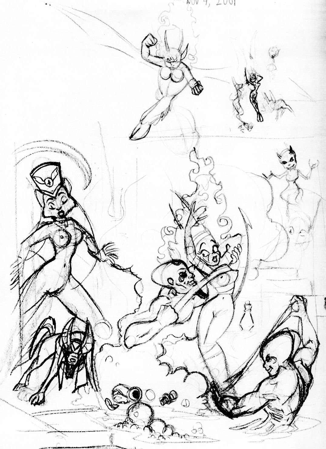 Demi Mummiedskch by Steve Martin, Sketch