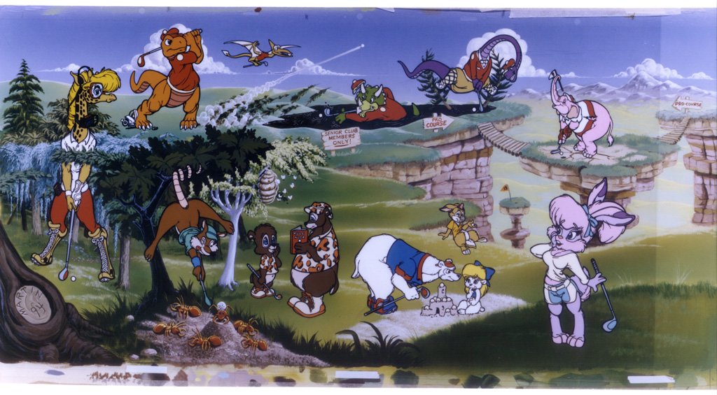 Furry Golf Game by Steve Martin, Finished
