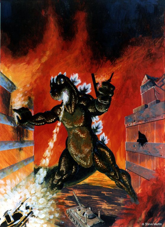Godzilla by Steve Martin, Finished