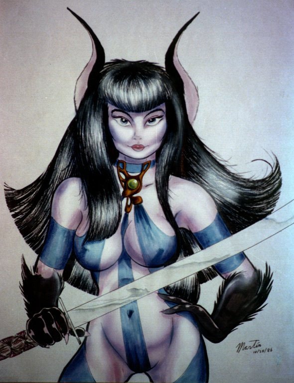 Kitsu Closeup by Steve Martin, Finished