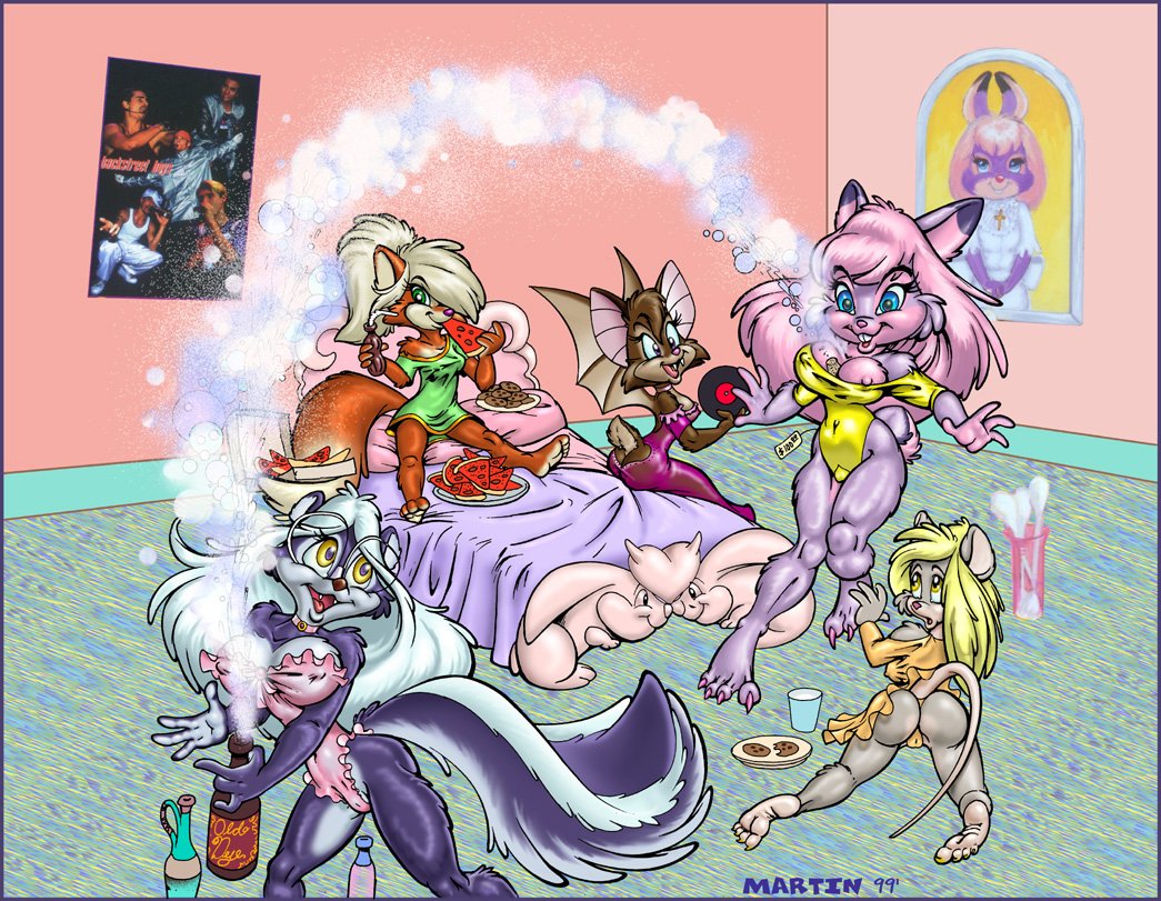Pajamma Fur Party by Steve Martin, Finished