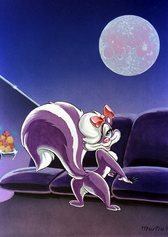 Purple Skunkette by Steve Martin, Finished
