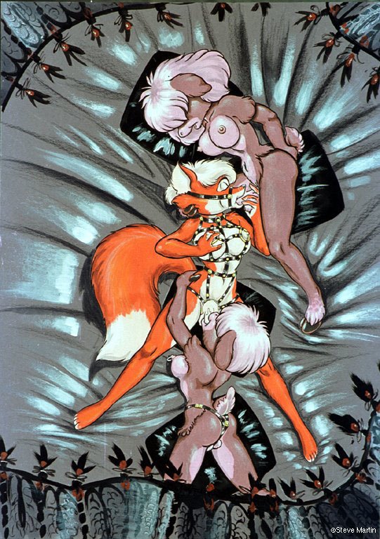 Sheepmales With Fox by Steve Martin, Finished
