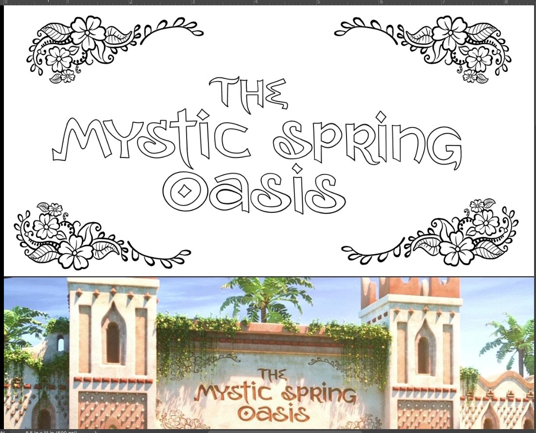 The Mystic Spring Oasis by Steve Martin, Finished