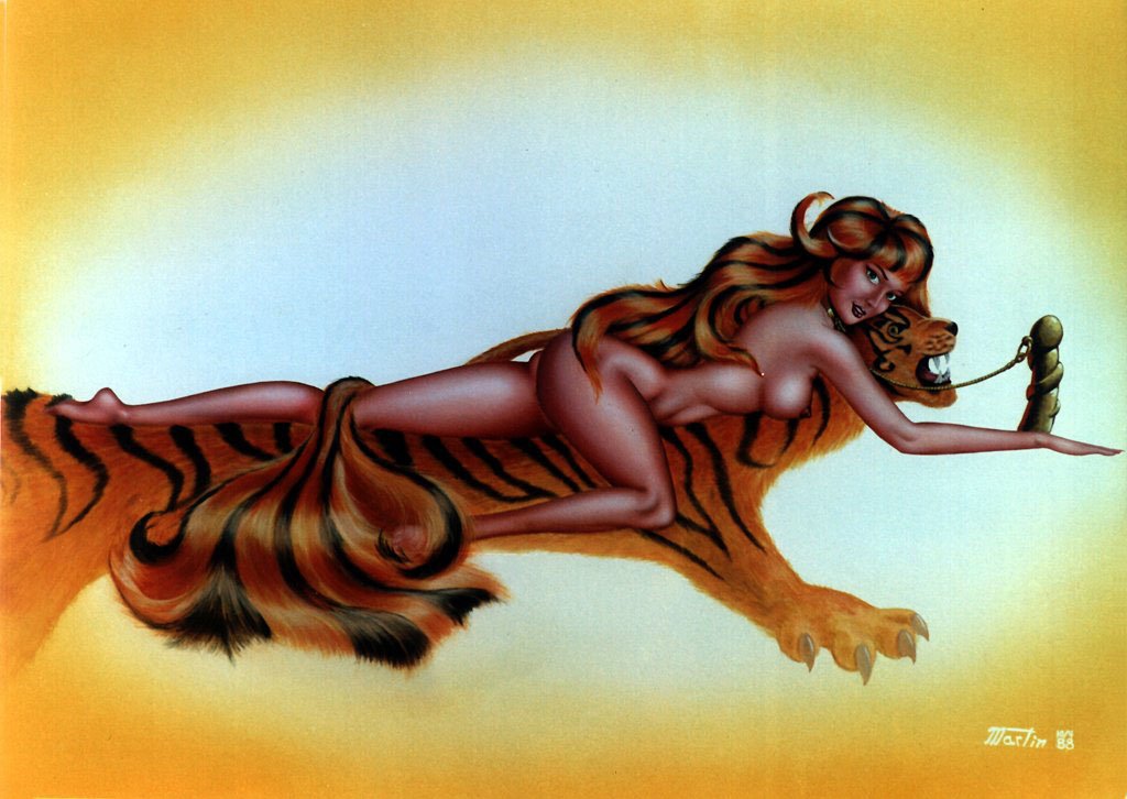 Tiger Rug by Steve Martin, Finished