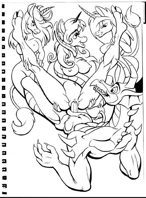Uni Drag Sex by Steve Martin, Line art
