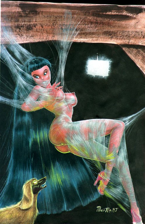 Webbed Woman by Steve Martin, Finished