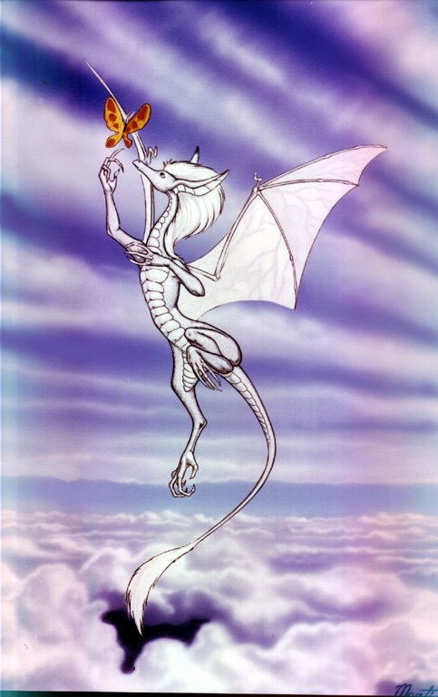 White Dragon by Steve Martin, Finished