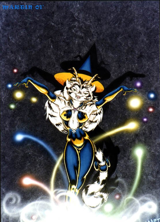 White Magic Witch Copy by Steve Martin, Finished